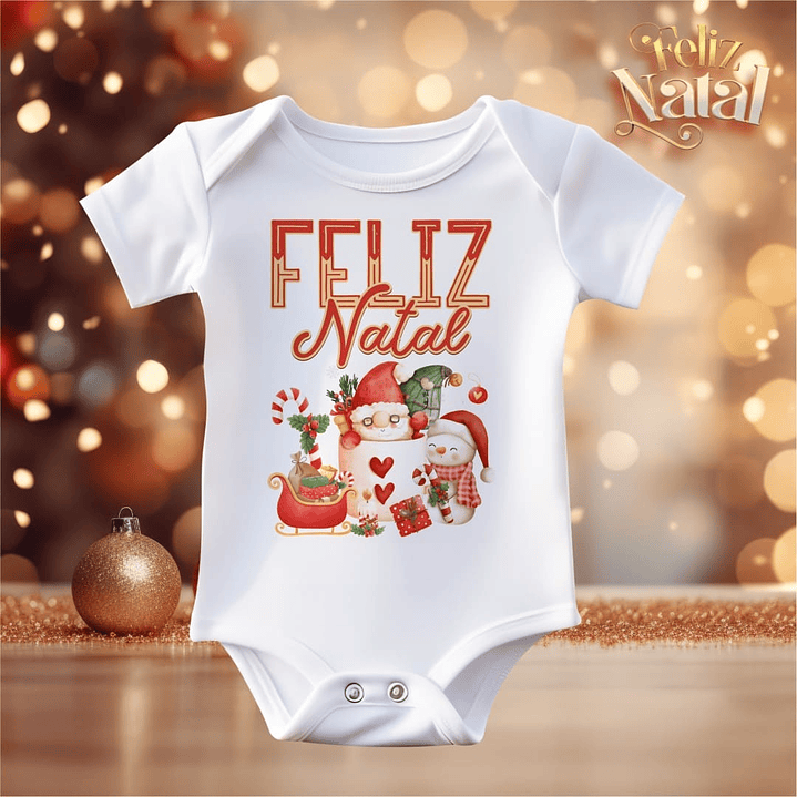 Body Natal Personalizado 100% Algodão 6
