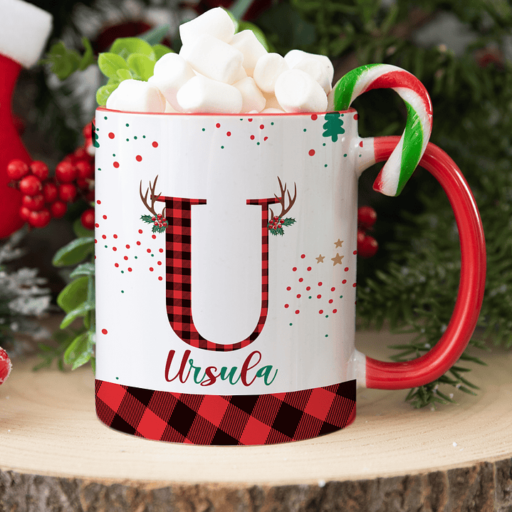 Coleção Canecas Inicial De Nome 21