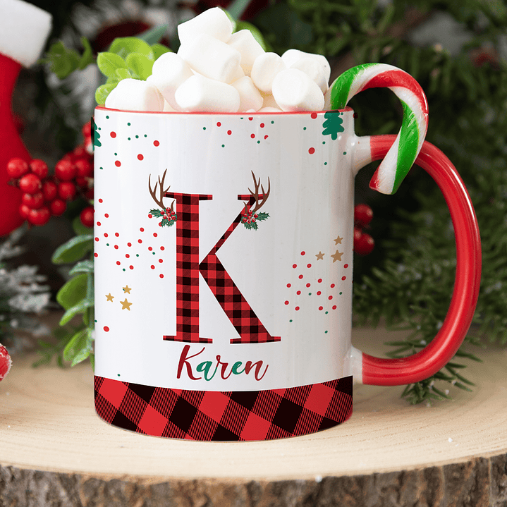 Coleção Canecas Inicial De Nome 11