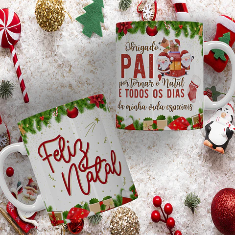 Coleção Canecas O Clássico De Natal 2 