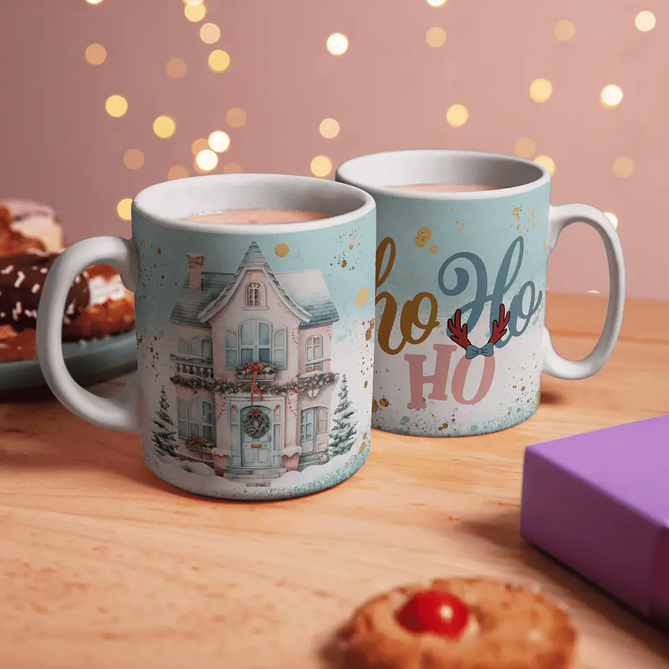 Coleção Canecas Pai Natal Ho Ho Ho! 2 3