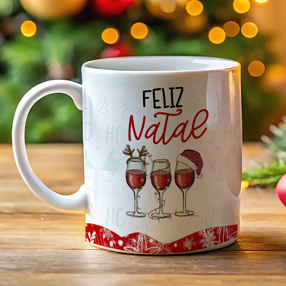 Coleção Canecas Natal Com Carinho 1