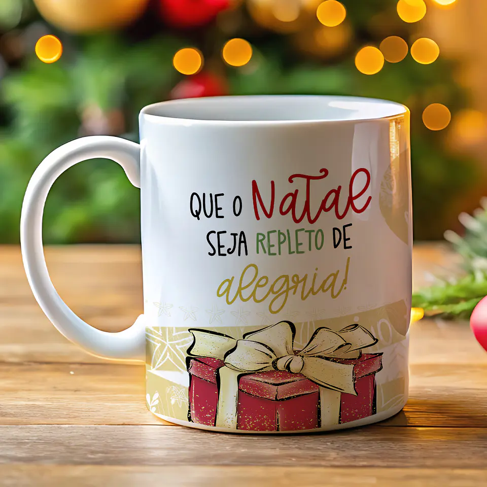 Coleção Canecas Natal Com Carinho 5