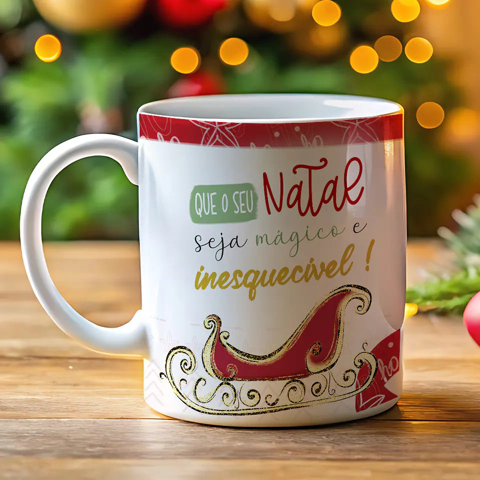Coleção Canecas Natal Com Carinho 7