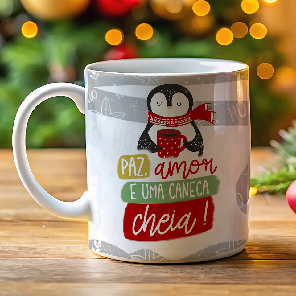 Coleção Canecas Natal Com Carinho 9