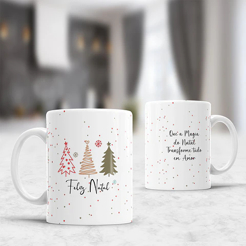 Coleção Canecas Mensagens De Natal