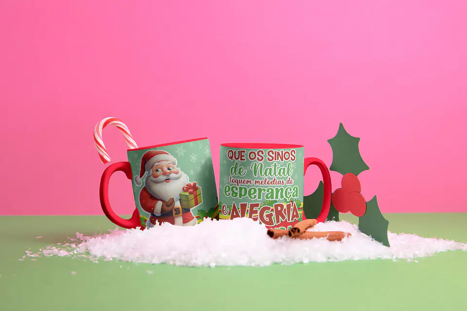 Coleção Canecas De Natal Criativas 2 5