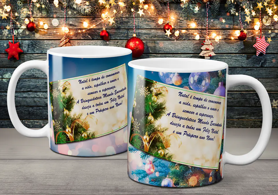 Coleção Canecas Com Mensagens De Natal 2 15