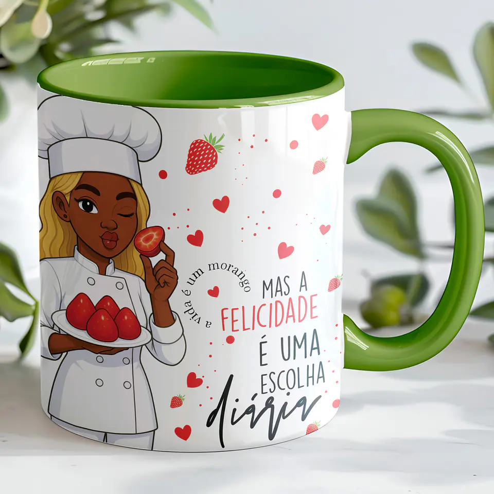 Coleção Canecas Morango Do Amor 2