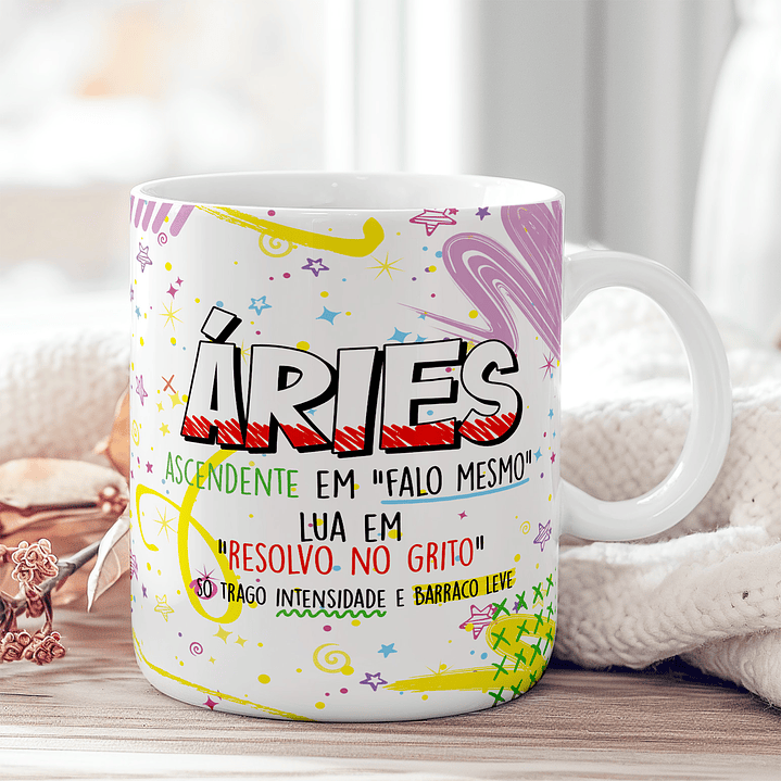 Coleção Canecas De Signos 3
