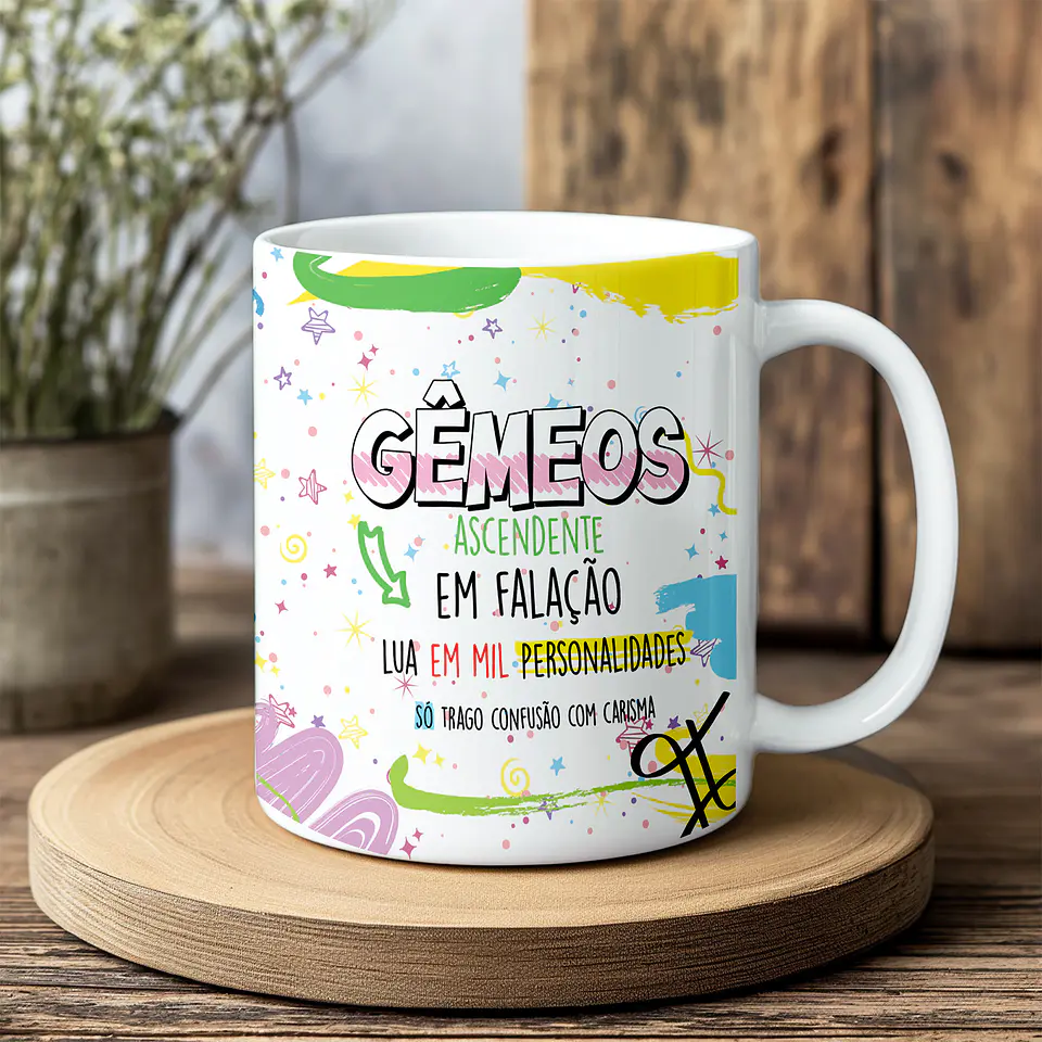 Coleção Canecas De Signos 11