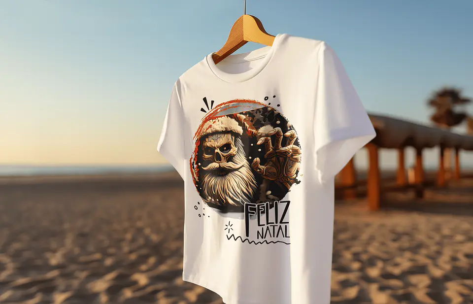 Coleção T-shirts De Natal Horror Geek 5