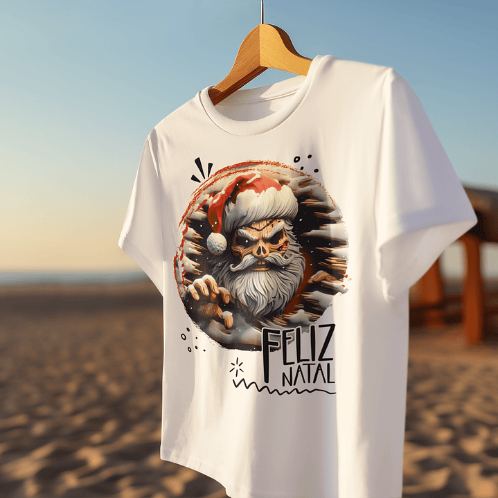 Coleção T-shirts De Natal Horror Geek 7