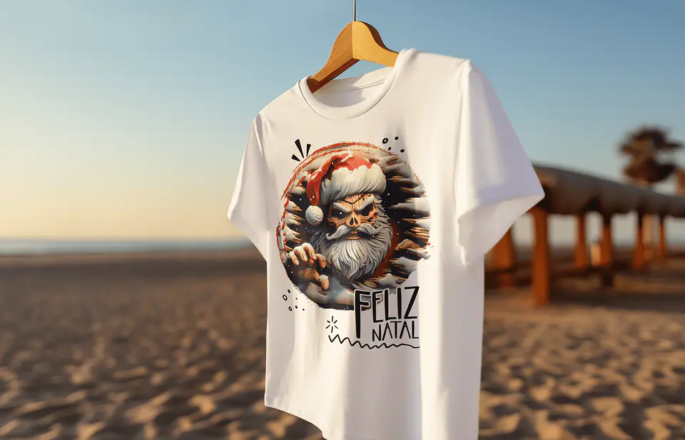 Coleção T-shirts De Natal Horror Geek 7