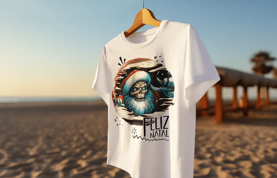 Coleção T-shirts De Natal Horror Geek 10