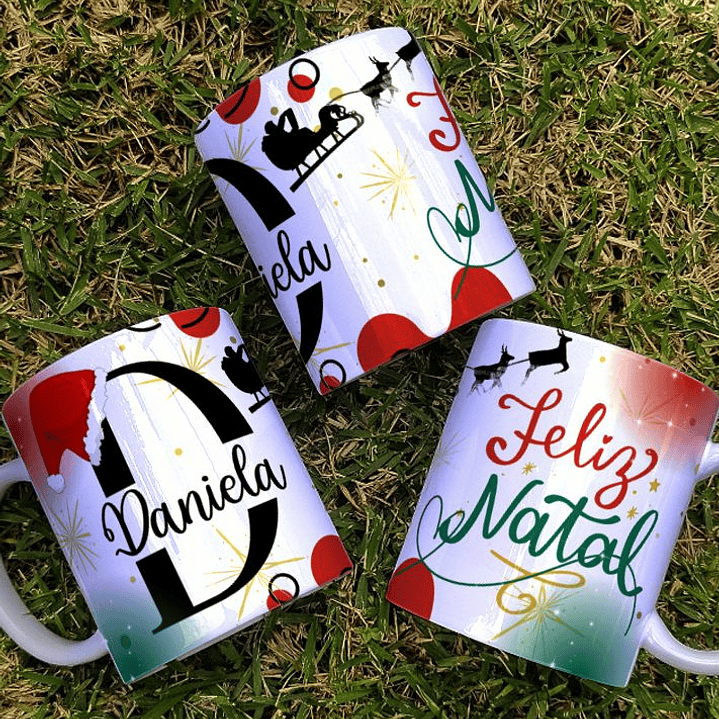 A Magia da Personalização: Canecas de Natal com Nome! 2