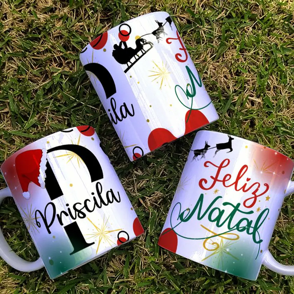 A Magia da Personalização: Canecas de Natal com Nome! 3