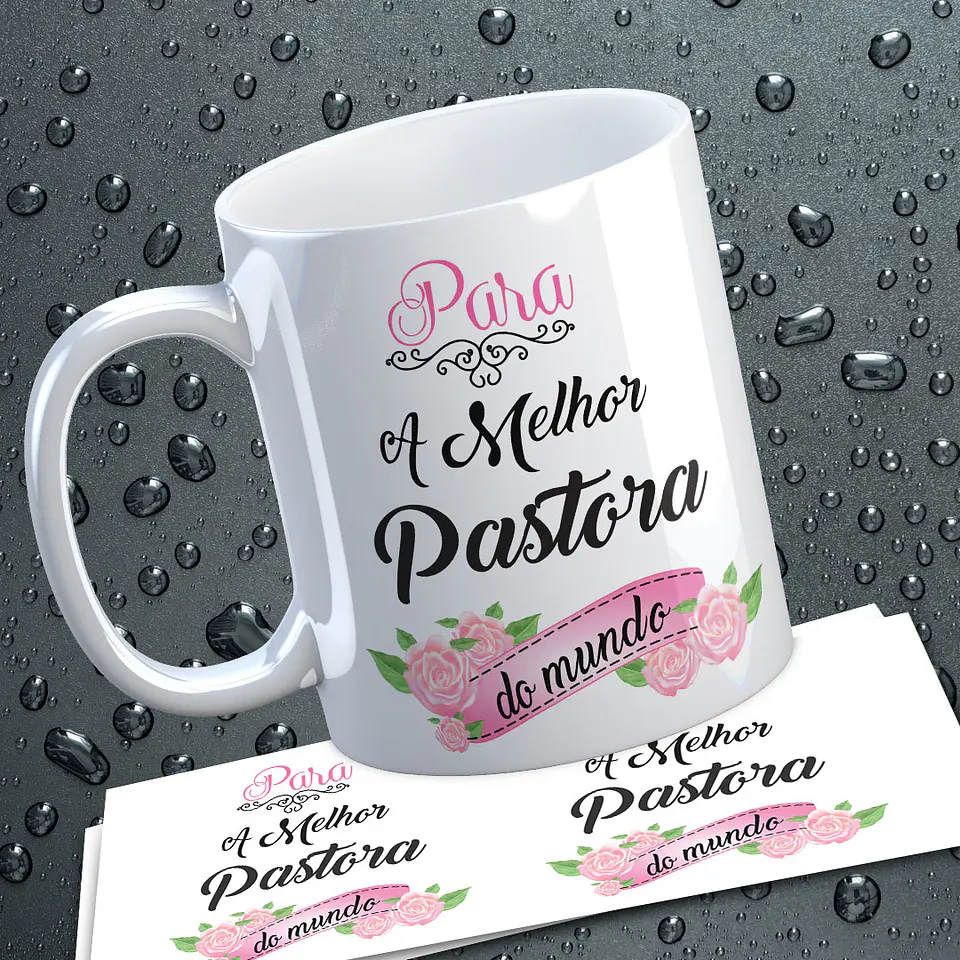Caneca Pastor e Pastora 2