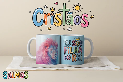 Caneca "Eu Sou Filha do Rei" - Força e Fé Diárias! Vol. 01