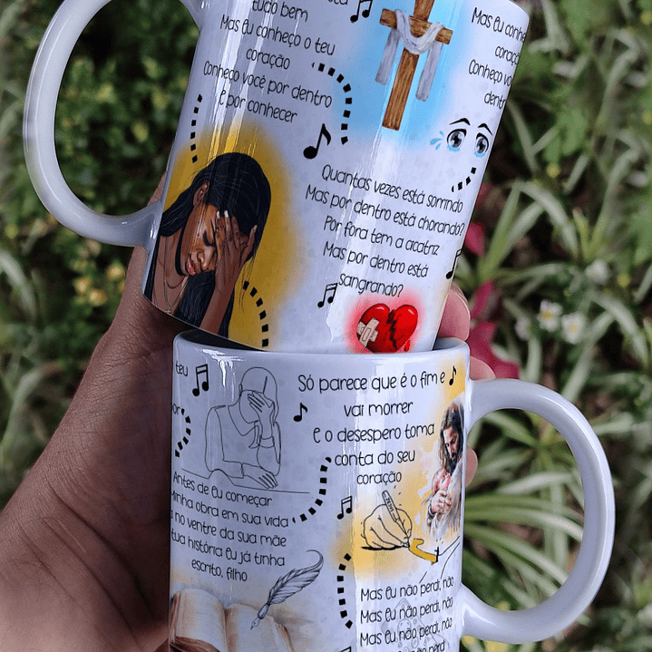 A Fé em Cada Gole: Canecas de Arte Gospel - Músicas que Tocam a Alma! 6