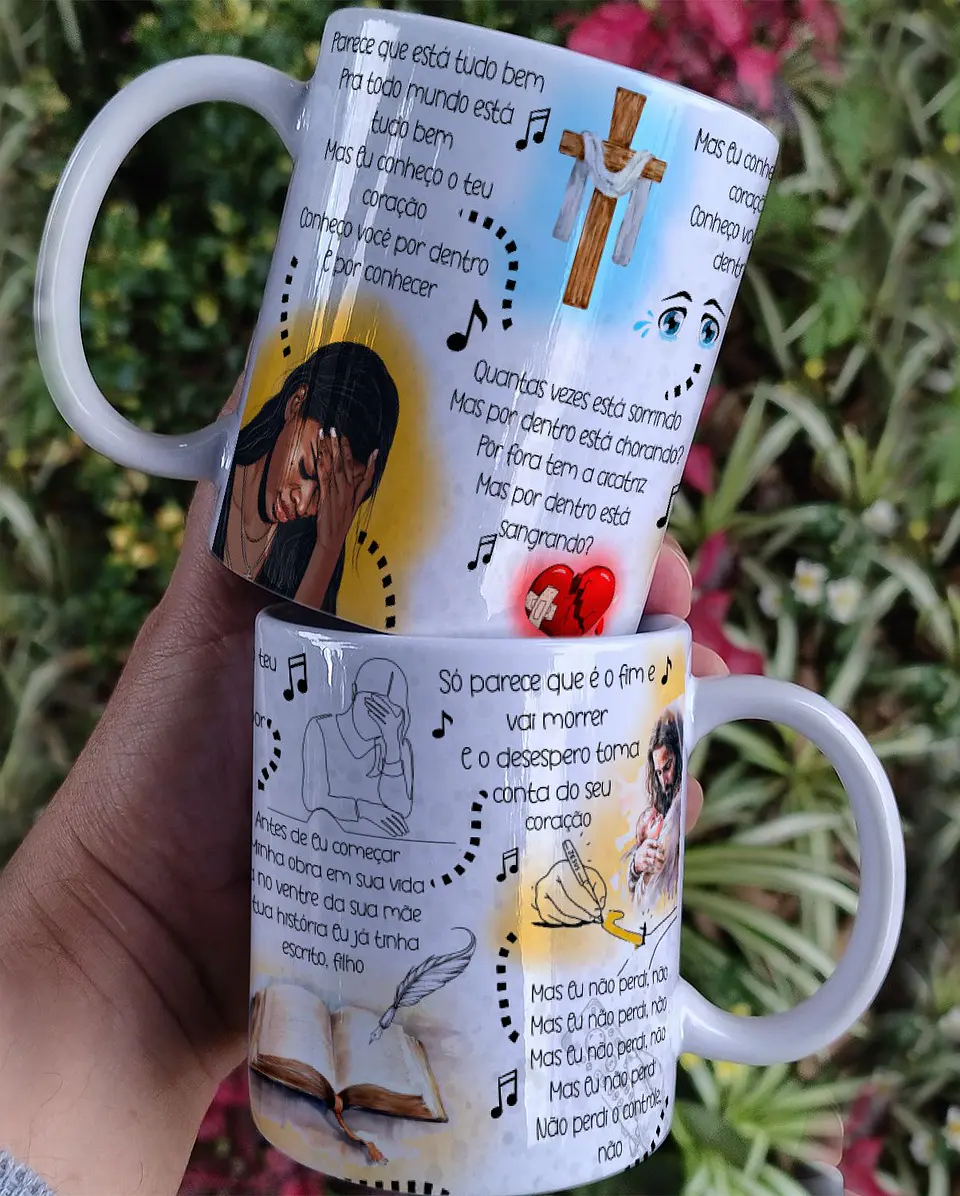 A Fé em Cada Gole: Canecas de Arte Gospel - Músicas que Tocam a Alma! 6