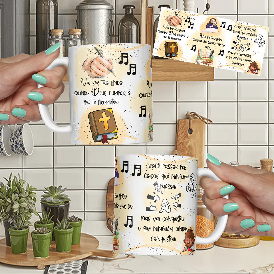 A Fé em Cada Gole: Canecas de Arte Gospel - Músicas que Tocam a Alma! 32