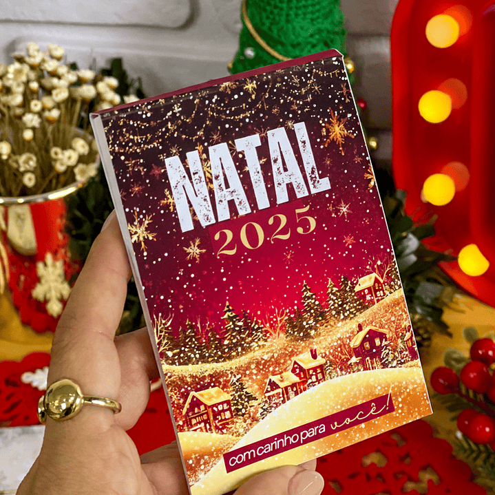 Bloquinhos de Natal Pautados 4