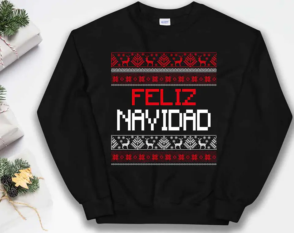 Suéter Personalizado Navidad Vol.05 5