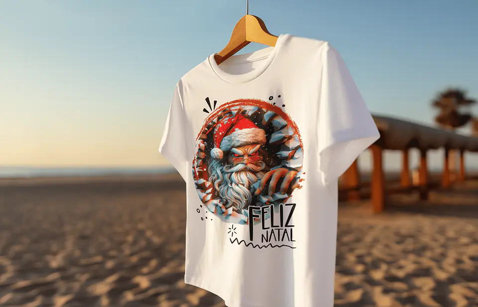 O Lado Sombrio do Natal: T-Shirts de Terror Festivo! 😈 10