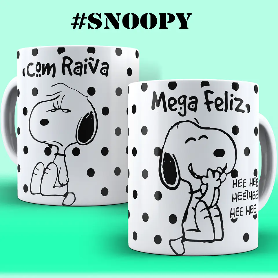 ☕ Coleção Irreverente Snoopy: Humor na Caneca para o Seu Dia a Dia! 😂 3