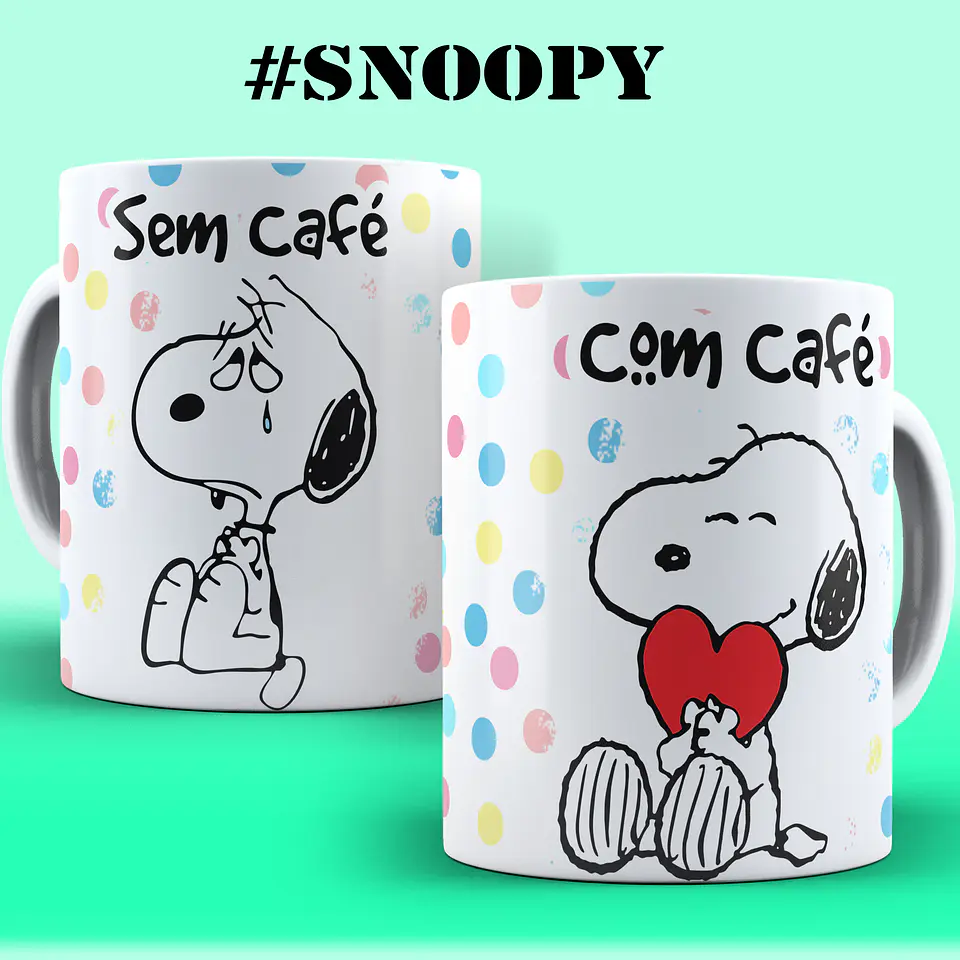 ☕ Coleção Irreverente Snoopy: Humor na Caneca para o Seu Dia a Dia! 😂 9
