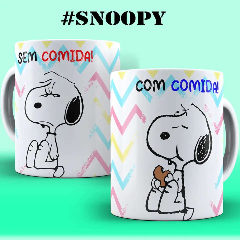 ☕ Coleção Irreverente Snoopy: Humor na Caneca para o Seu Dia a Dia! 😂 10