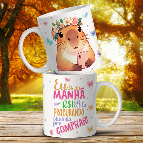 Coleção Viral Capivara "Mas, Quem Somos Nós Pra Julgar Né?": A Caneca da Amizade e do Humor!