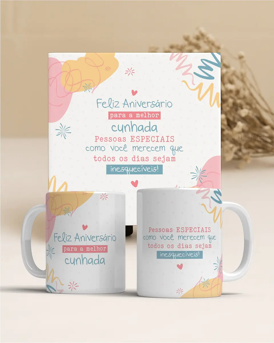 Coleção Presente Perfeito: Canecas de Aniversário Personalizadas em Porcelana! 7