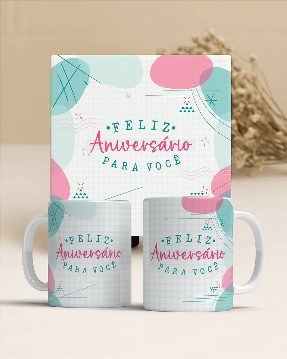 Coleção Presente Perfeito: Canecas de Aniversário Personalizadas em Porcelana! 8