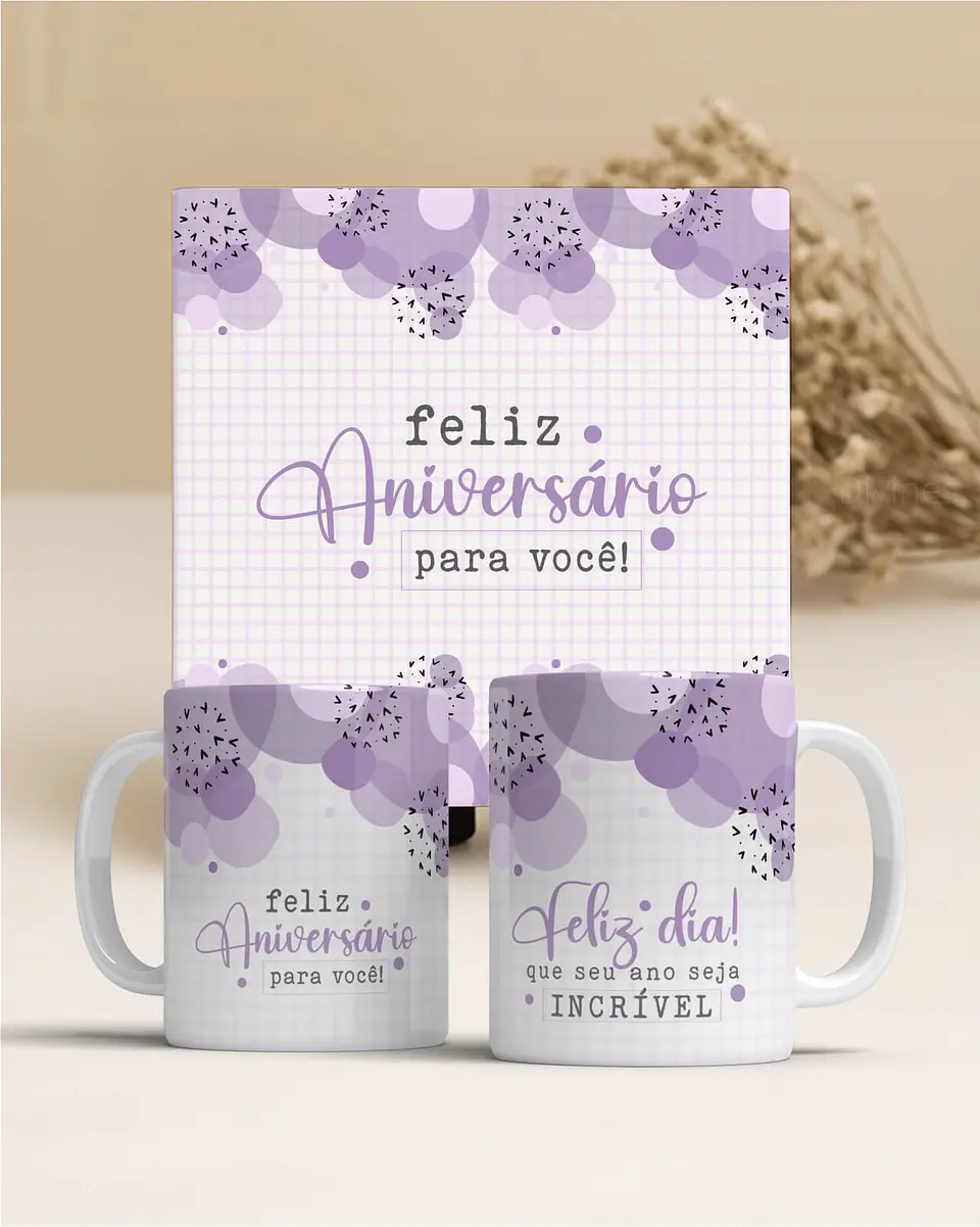 Coleção Presente Perfeito: Canecas de Aniversário Personalizadas em Porcelana! 2 2