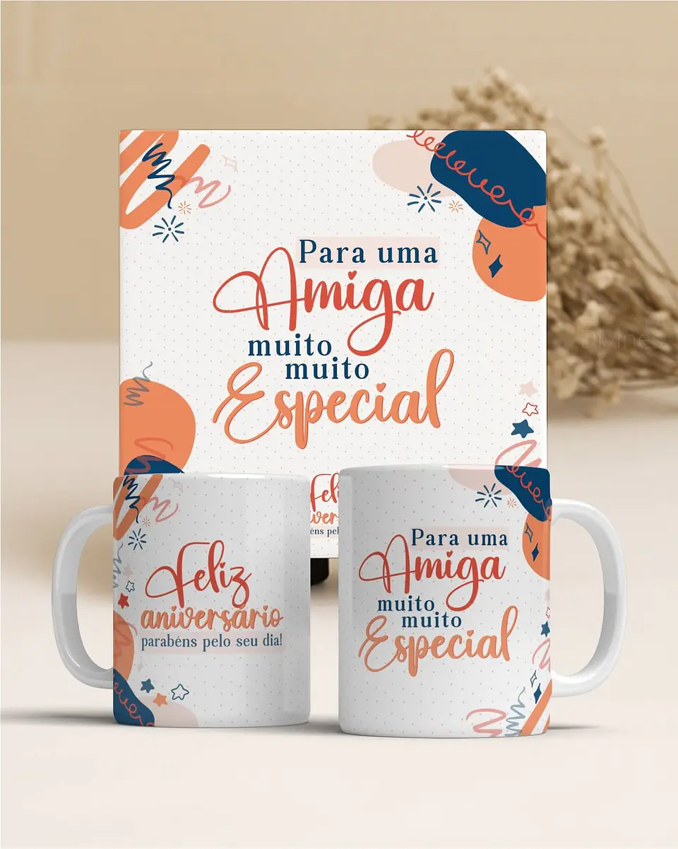 Coleção Presente Perfeito: Canecas de Aniversário Personalizadas em Porcelana! 2 12
