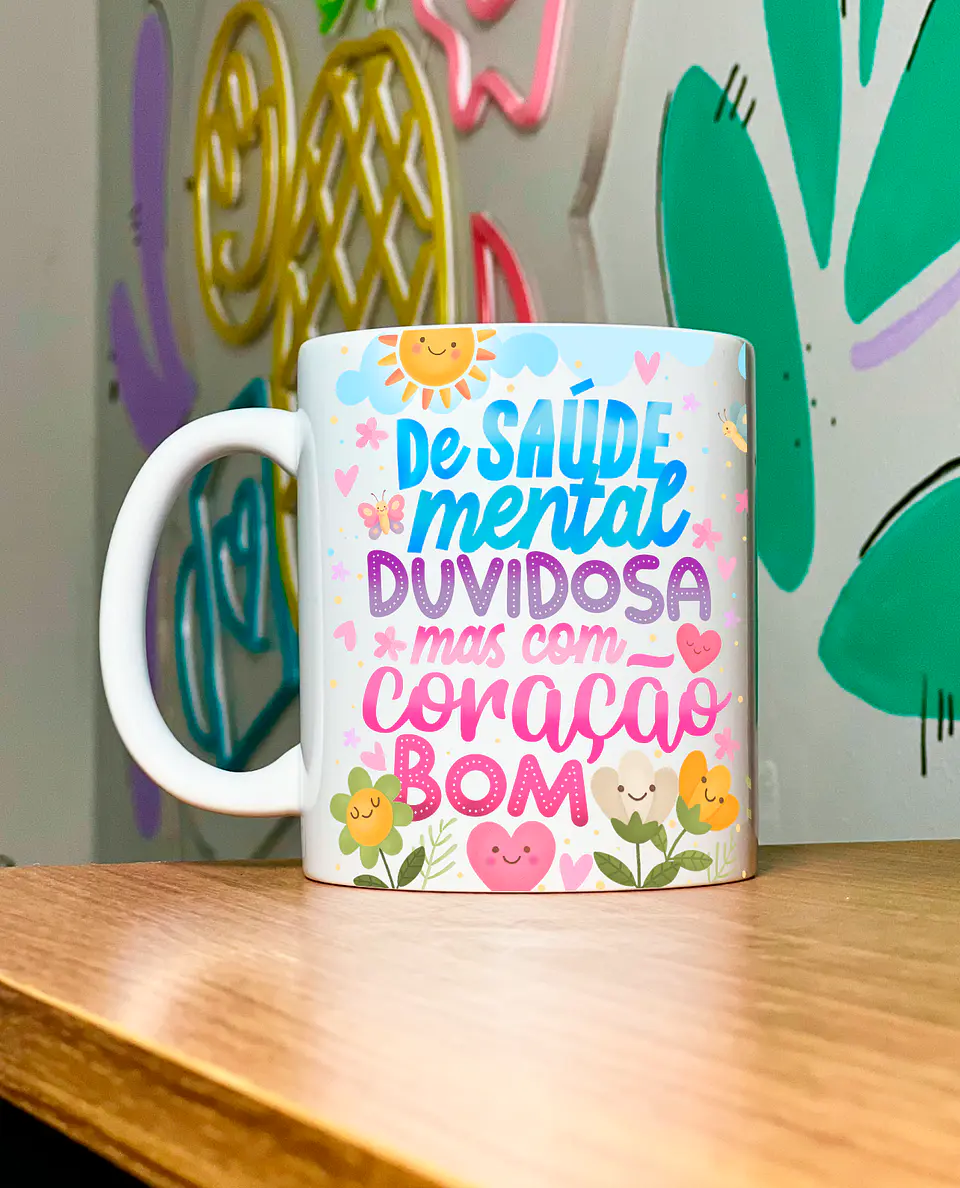 Coleção de Canecas de Humor e Empoderamento! A Dose Diária de 'BFF' em Porcelana! 11