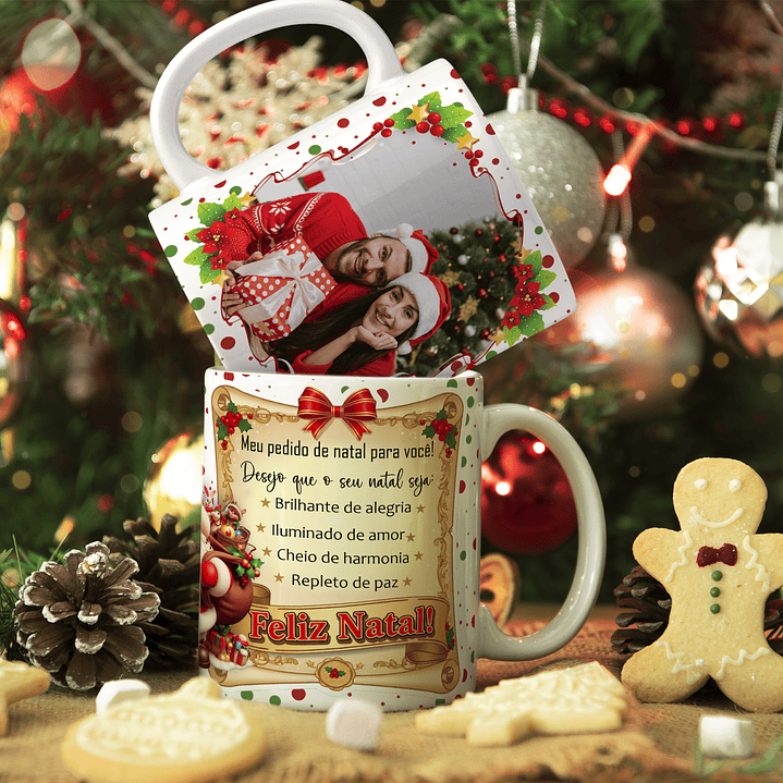 Caneca 2025 Com calendário 2026 13