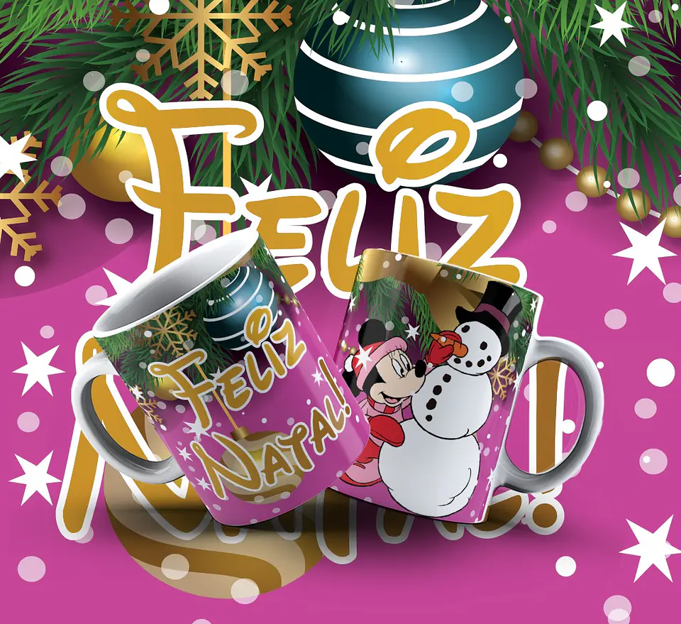 Canecas de Natal Infantis e Pop 2