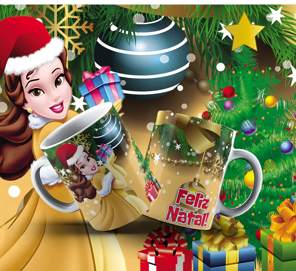 Canecas de Natal Infantis e Pop 10