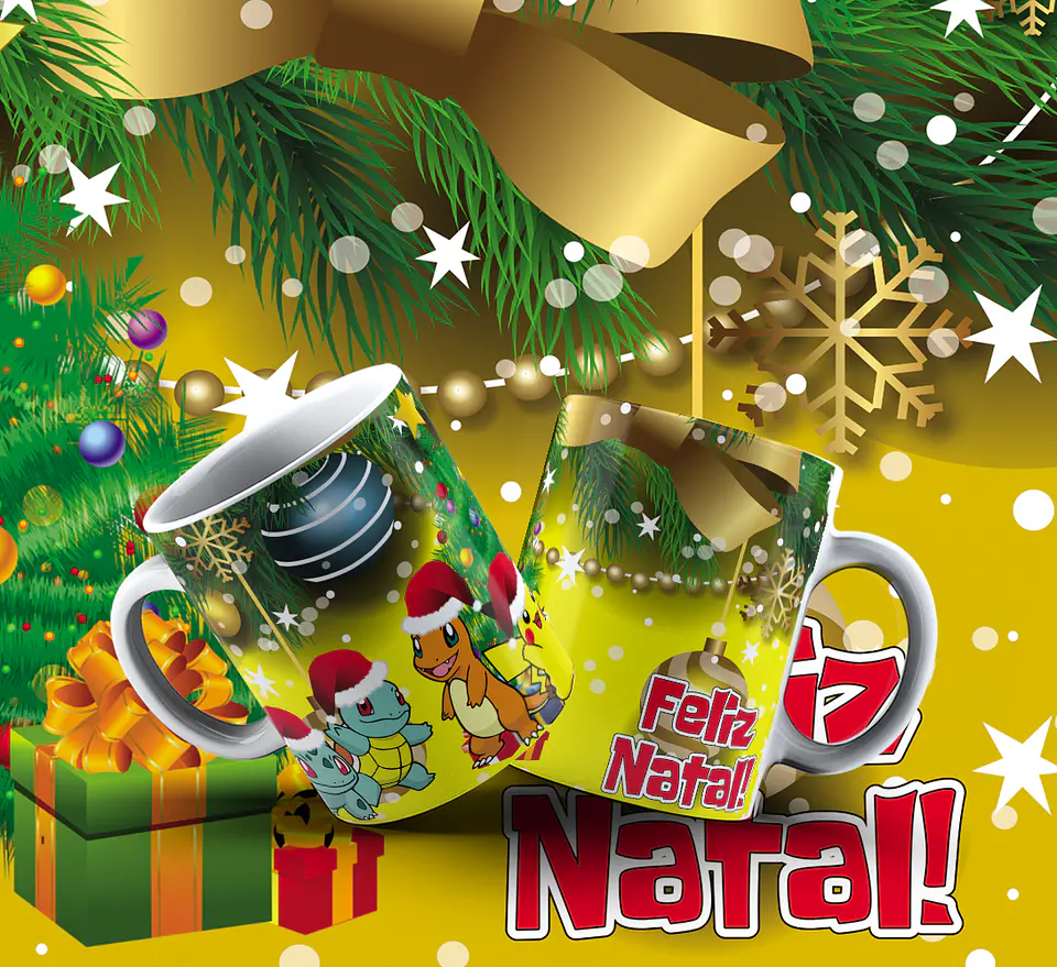 Canecas de Natal Infantis e Pop 11