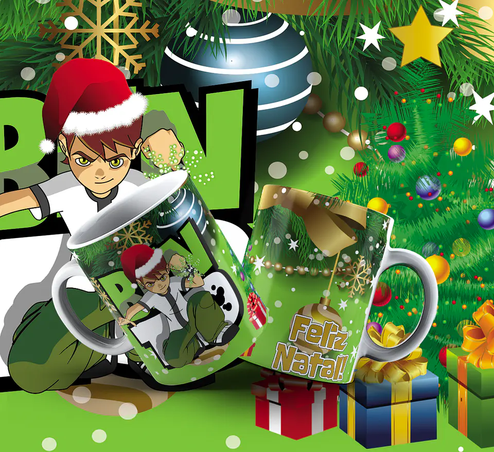 Canecas de Natal Infantis e Pop 13