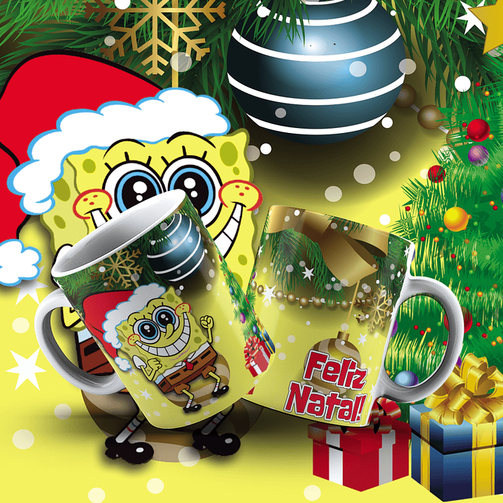 Canecas de Natal Infantis e Pop 14