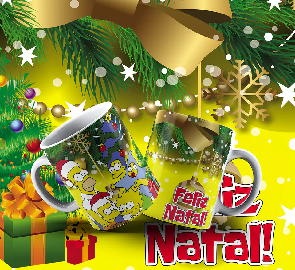 Canecas de Natal Infantis e Pop 15