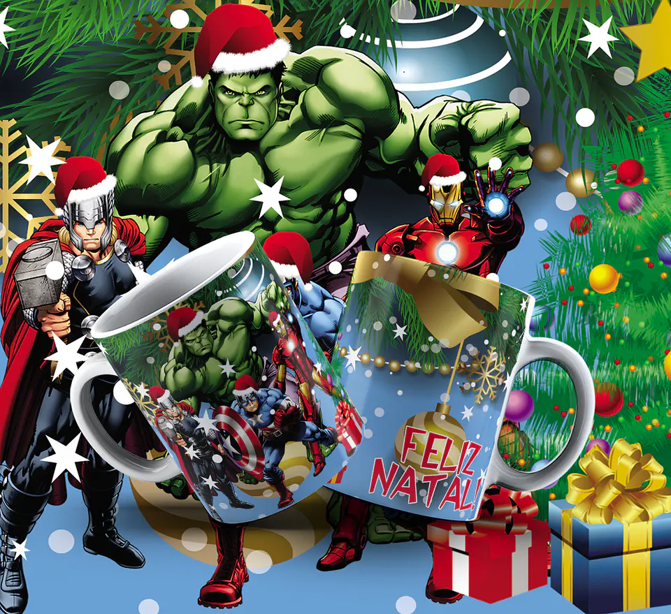 Canecas de Natal Infantis e Pop 20