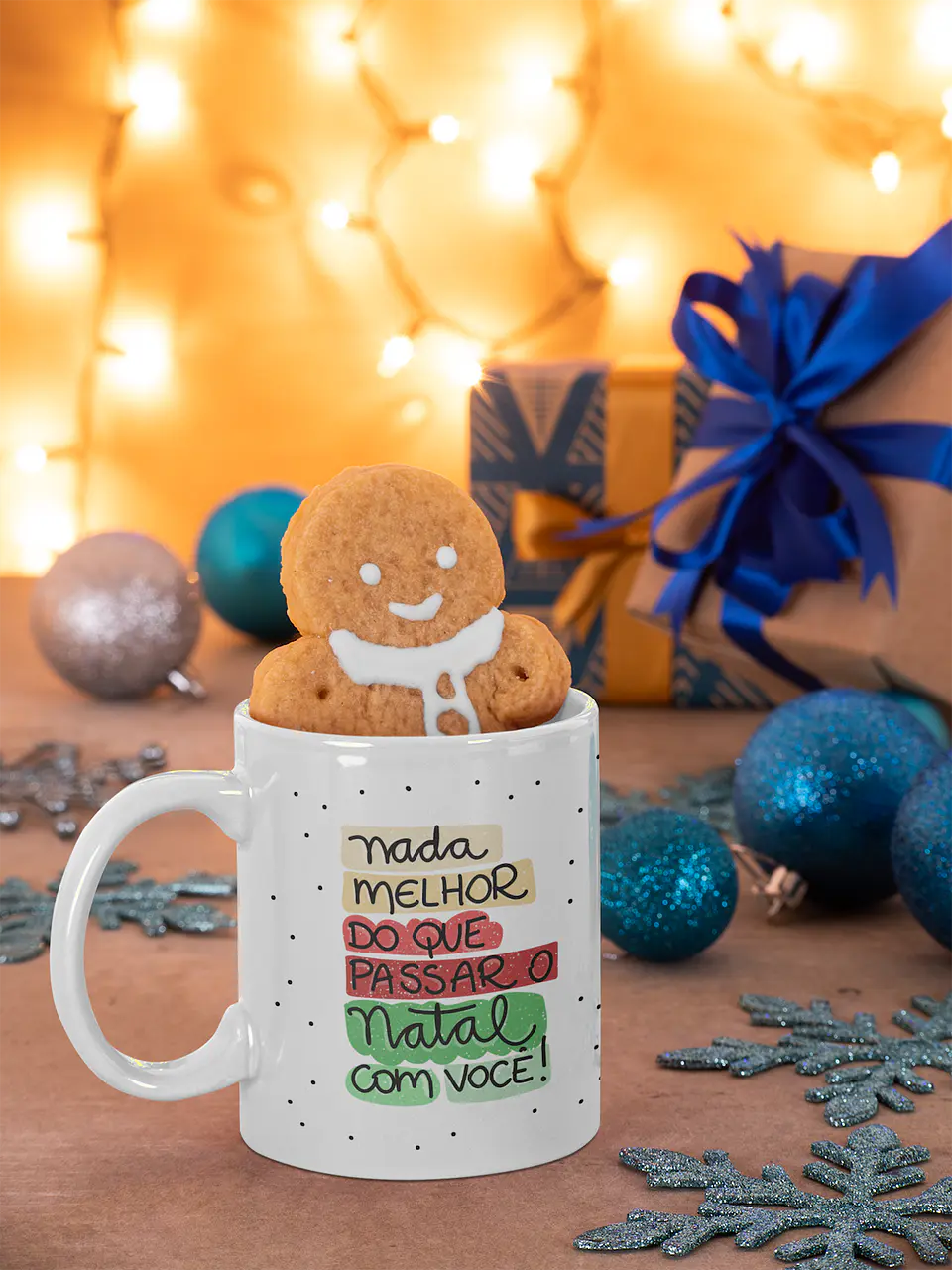 Mega Coleção de Canecas de Natal em Porcelana: Magia, Fé, Amor e HO HO HO! 2