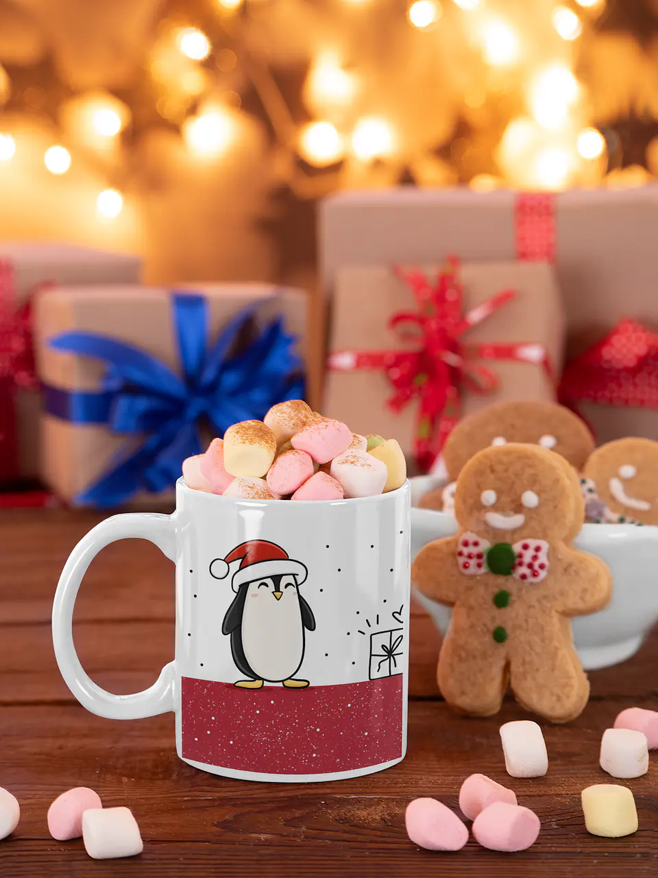 Mega Coleção de Canecas de Natal em Porcelana: Magia, Fé, Amor e HO HO HO! 13
