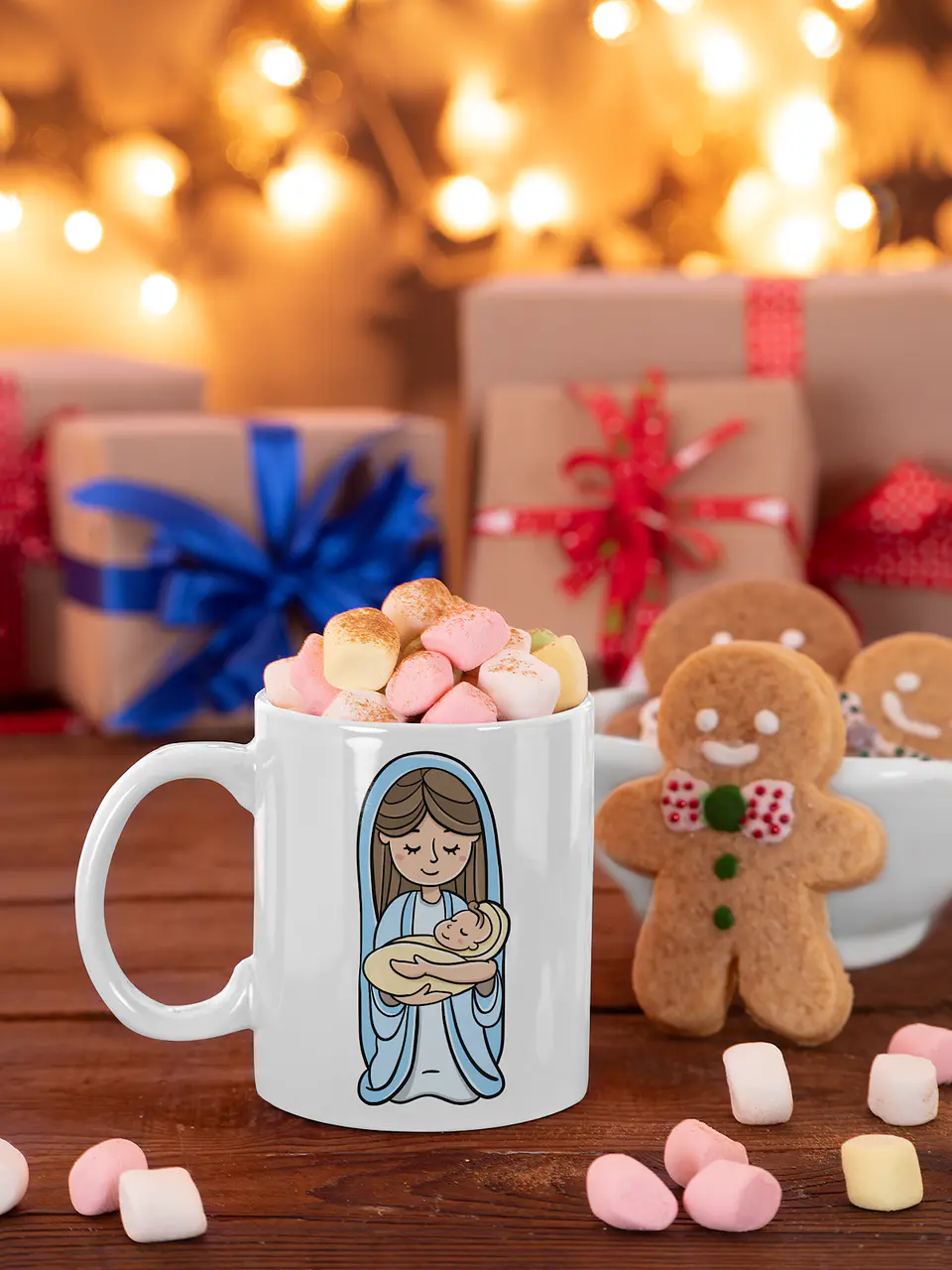 Mega Coleção de Canecas de Natal em Porcelana: Magia, Fé, Amor e HO HO HO! 14