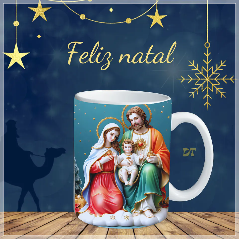 Canecas Presépio em Porcelana: O Verdadeiro Sentido do Natal no Seu Dia! 2